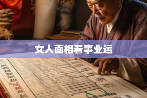 女人面相看事业运