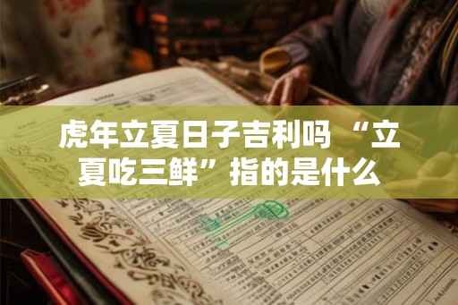 虎年立夏日子吉利吗 “立夏吃三鲜”指的是什么