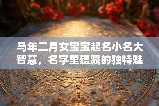 马年二月女宝宝起名小名大智慧,名字里蕴藏的独特魅力! 马年二月女宝宝起名小名大智慧,名字里蕴藏的独特魅力!