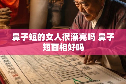 鼻子短的女人很漂亮吗 鼻子短面相好吗