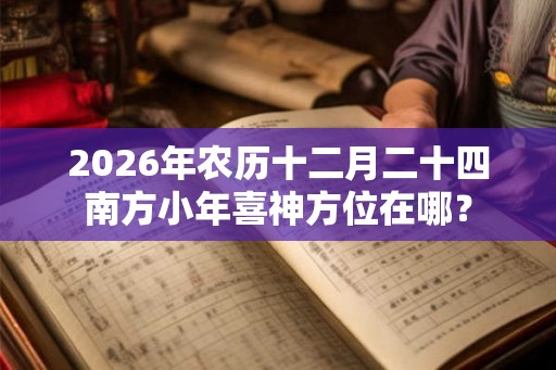 2026年农历十二月二十四南方小年喜神方位在哪？