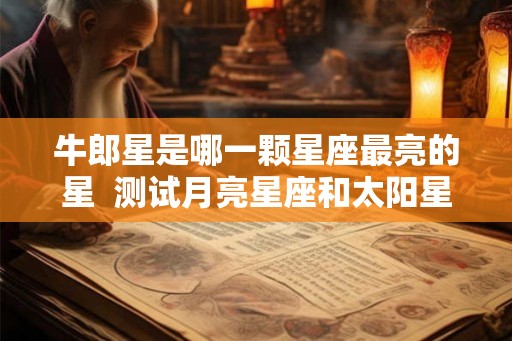 牛郎星是哪一颗星座最亮的星  测试月亮星座和太阳星座