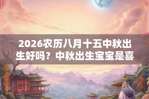 2026农历八月十五中秋出生好吗？中秋出生宝宝是喜木命？