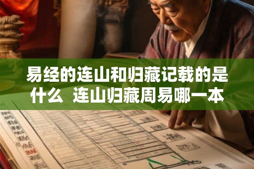 易经的连山和归藏记载的是什么  连山归藏周易哪一本厉害