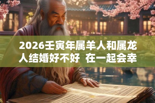 2026壬寅年属羊人和属龙人结婚好不好  在一起会幸福吗