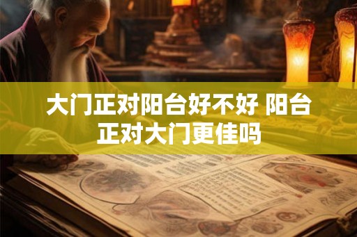 大门正对阳台好不好 阳台正对大门更佳吗 大门正对阳台好不好 阳台正对大门更佳吗