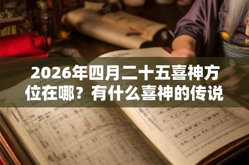 2026年四月二十五喜神方位在哪？有什么喜神的传说？