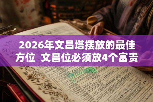 2026年文昌塔摆放的最佳方位  文昌位必须放4个富贵竹吗
