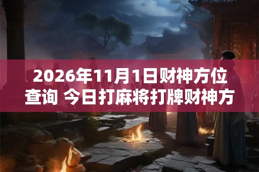 2026年11月1日财神方位查询 今日打麻将打牌财神方位