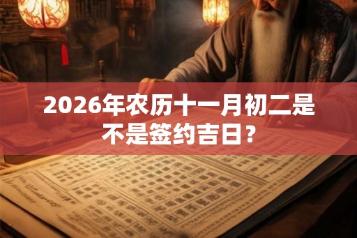 2026年农历十一月初二是不是签约吉日? 2026年农历十一月初二是不是签约吉日?