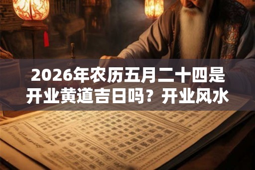 2026年农历五月二十四是开业黄道吉日吗？开业风水注意事项