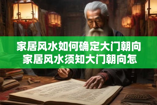 家居风水如何确定大门朝向 家居风水须知大门朝向怎样确定