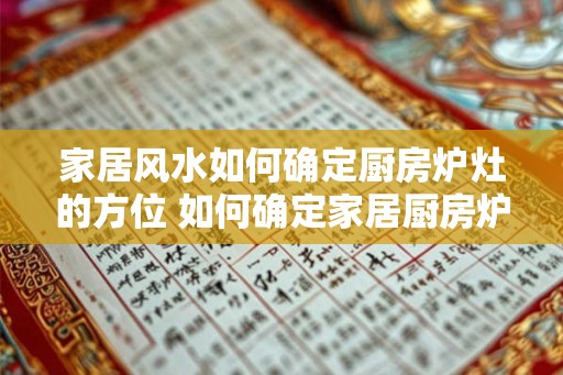 家居风水如何确定厨房炉灶的方位 如何确定家居厨房炉灶的风水方位