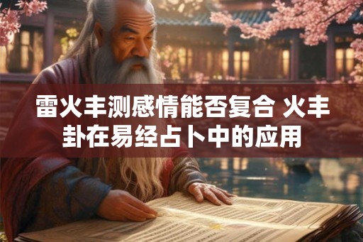 雷火丰测感情能否复合 火丰卦在易经占卜中的应用 雷火丰测感情能否复合 火丰卦在易经占卜中的应用