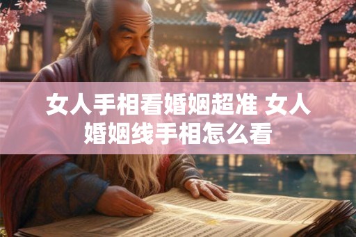 女人手相看婚姻超准 女人婚姻线手相怎么看