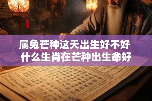 属兔芒种这天出生好不好 什么生肖在芒种出生命好