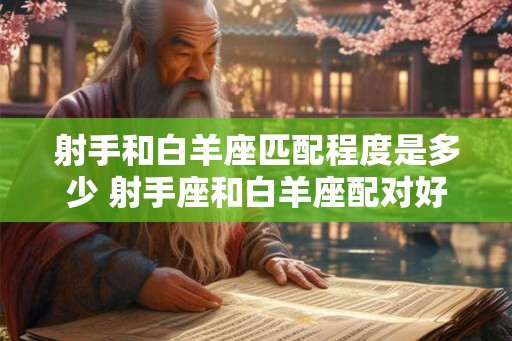 射手和白羊座匹配程度是多少 射手座和白羊座配对好吗 射手和白羊座匹配程度是多少 射手座和白羊座配对好吗