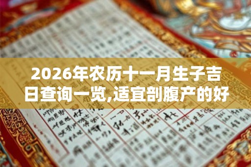 2026年农历十一月生子吉日查询一览,适宜剖腹产的好日子 2026年农历十一月生子吉日查询一览,适宜剖腹产的好日子