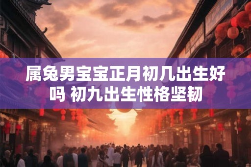 属兔男宝宝正月初几出生好吗 初九出生性格坚韧