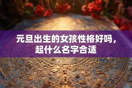 元旦出生的女孩性格好吗，起什么名字合适