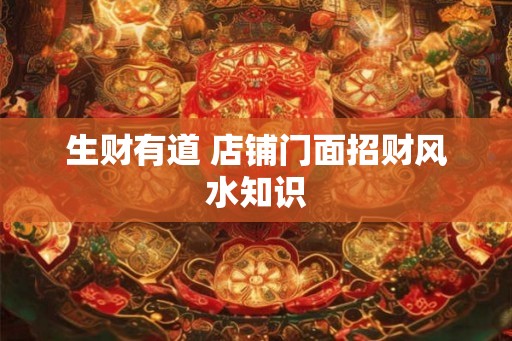 生财有道 店铺门面招财风水知识