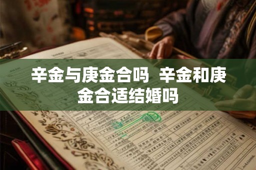 辛金与庚金合吗 辛金和庚金合适结婚吗 辛金与庚金合吗 辛金和庚金合适结婚吗