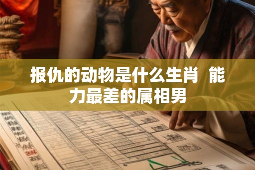 报仇的动物是什么生肖 能力最差的属相男 报仇的动物是什么生肖 能力最差的属相男