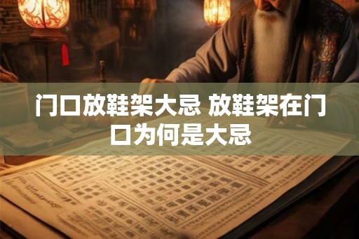 门口放鞋架大忌 放鞋架在门口为何是大忌