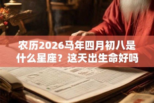 农历2026马年四月初八是什么星座?这天出生命好吗? 农历2026马年四月初八是什么星座?这天出生命好吗?
