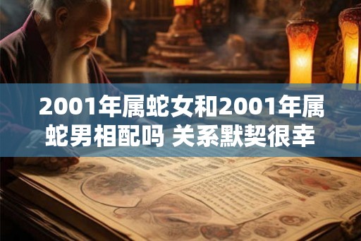 2001年属蛇女和2001年属蛇男相配吗 关系默契很幸福