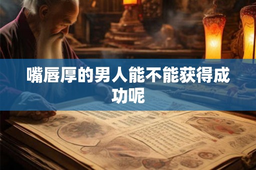 嘴唇厚的男人能不能获得成功呢 嘴唇厚的男人能不能获得成功呢