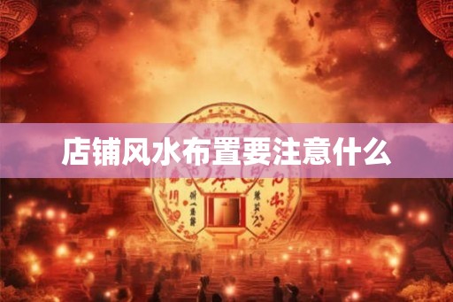 店铺风水布置要注意什么