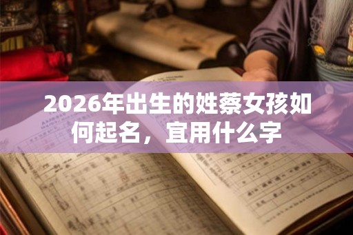 2026年出生的姓蔡女孩如何起名,宜用什么字 2026年出生的姓蔡女孩如何起名,宜用什么字