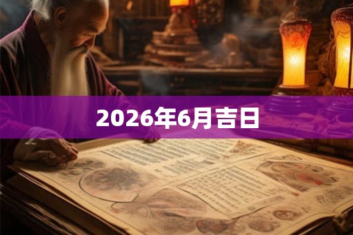 2026年6月吉日 2026年6月吉日
