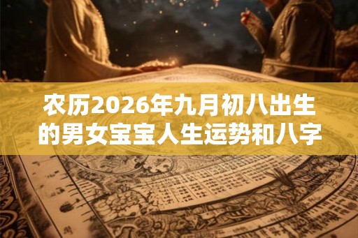 农历2026年九月初八出生的男女宝宝人生运势和八字取名参考 农历2026年九月初八出生的男女宝宝人生运势和八字取名参考