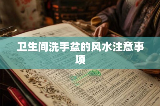 卫生间洗手盆的风水注意事项 卫生间洗手盆的风水注意事项