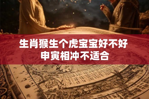 生肖猴生个虎宝宝好不好 申寅相冲不适合