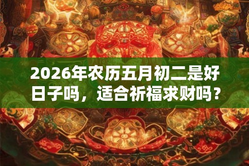 2026年农历五月初二是好日子吗，适合祈福求财吗？