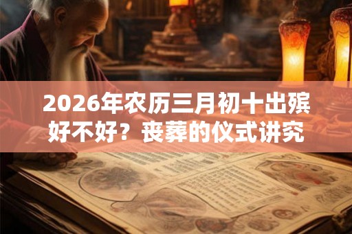 2026年农历三月初十出殡好不好？丧葬的仪式讲究