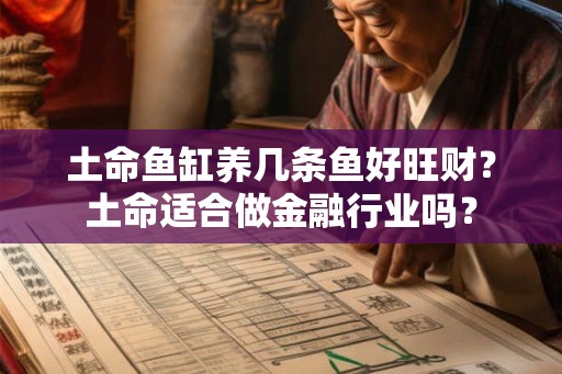 土命鱼缸养几条鱼好旺财?土命适合做金融行业吗? 土命鱼缸养几条鱼好旺财?土命适合做金融行业吗?