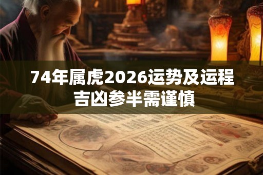 74年属虎2026运势及运程 吉凶参半需谨慎