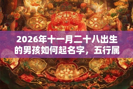 2026年十一月二十八出生的男孩如何起名字，五行属什么