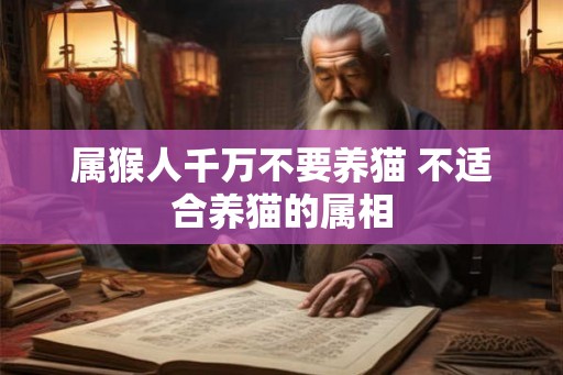 属猴人千万不要养猫 不适合养猫的属相 属猴人千万不要养猫 不适合养猫的属相