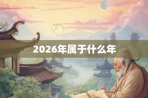 2026年属于什么年