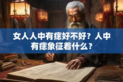 女人人中有痣好不好?人中有痣象征着什么? 女人人中有痣好不好?人中有痣象征着什么?