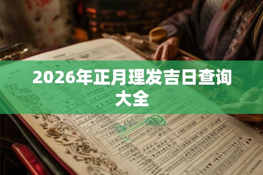 2026年正月理发吉日查询大全