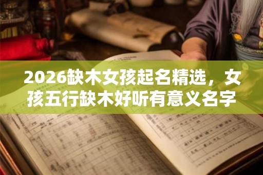 2026缺木女孩起名精选，女孩五行缺木好听有意义名字
