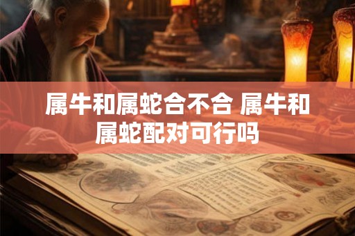 属牛和属蛇合不合 属牛和属蛇配对可行吗