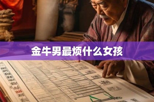 金牛男最烦什么女孩