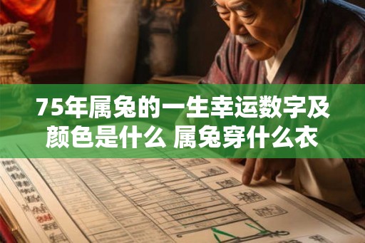 75年属兔的一生幸运数字及颜色是什么 属兔穿什么衣服好